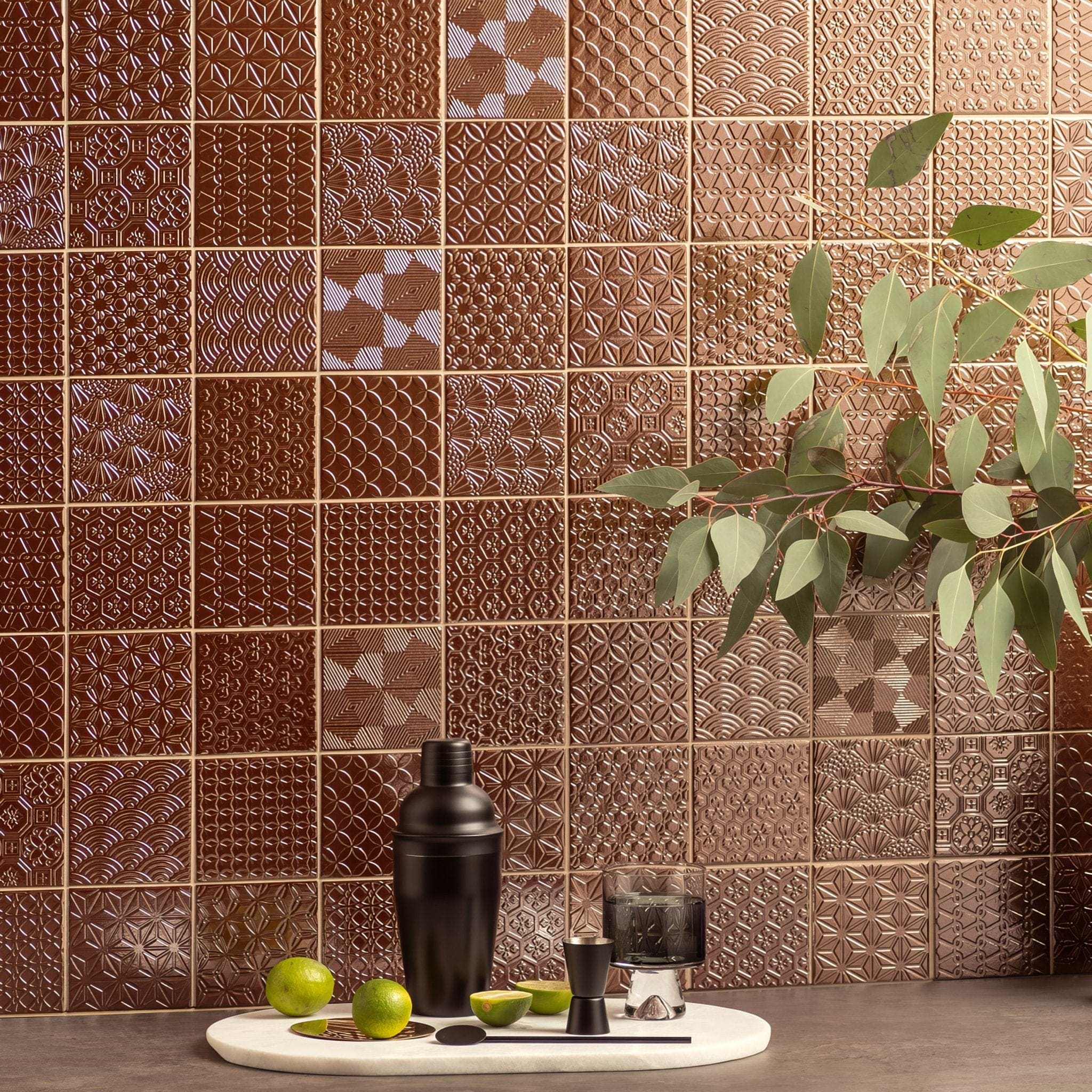 Spirit Copper Mosaic - Hyperion Tiles