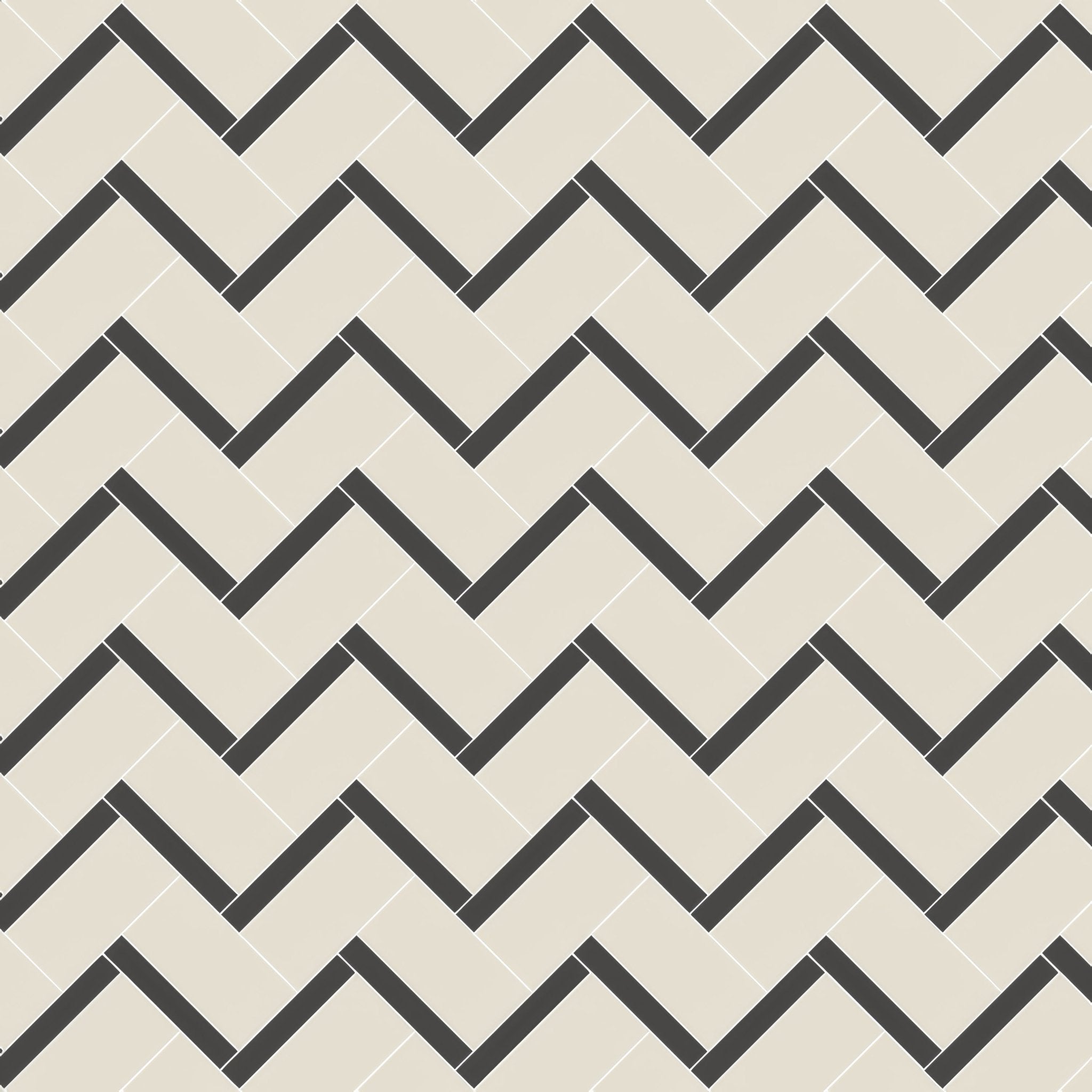 Stornoway Black and Dover White - Hyperion Tiles