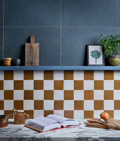 Stucco Porcelain Textured Blue - Hyperion Tiles