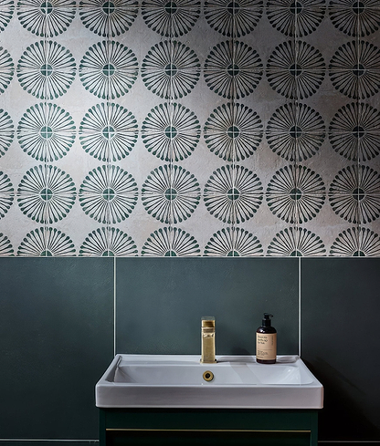 Stucco Porcelain Textured Green - Hyperion Tiles