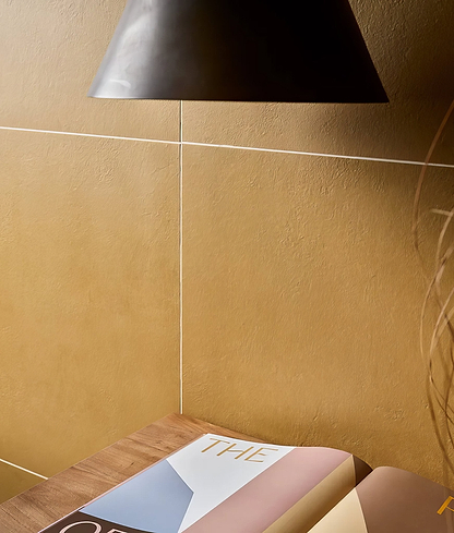 Stucco Porcelain Textured Mustard - Hyperion Tiles