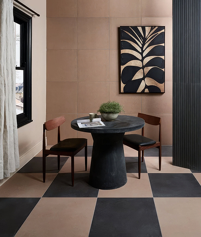 Stucco Porcelain Textured Umber - Hyperion Tiles