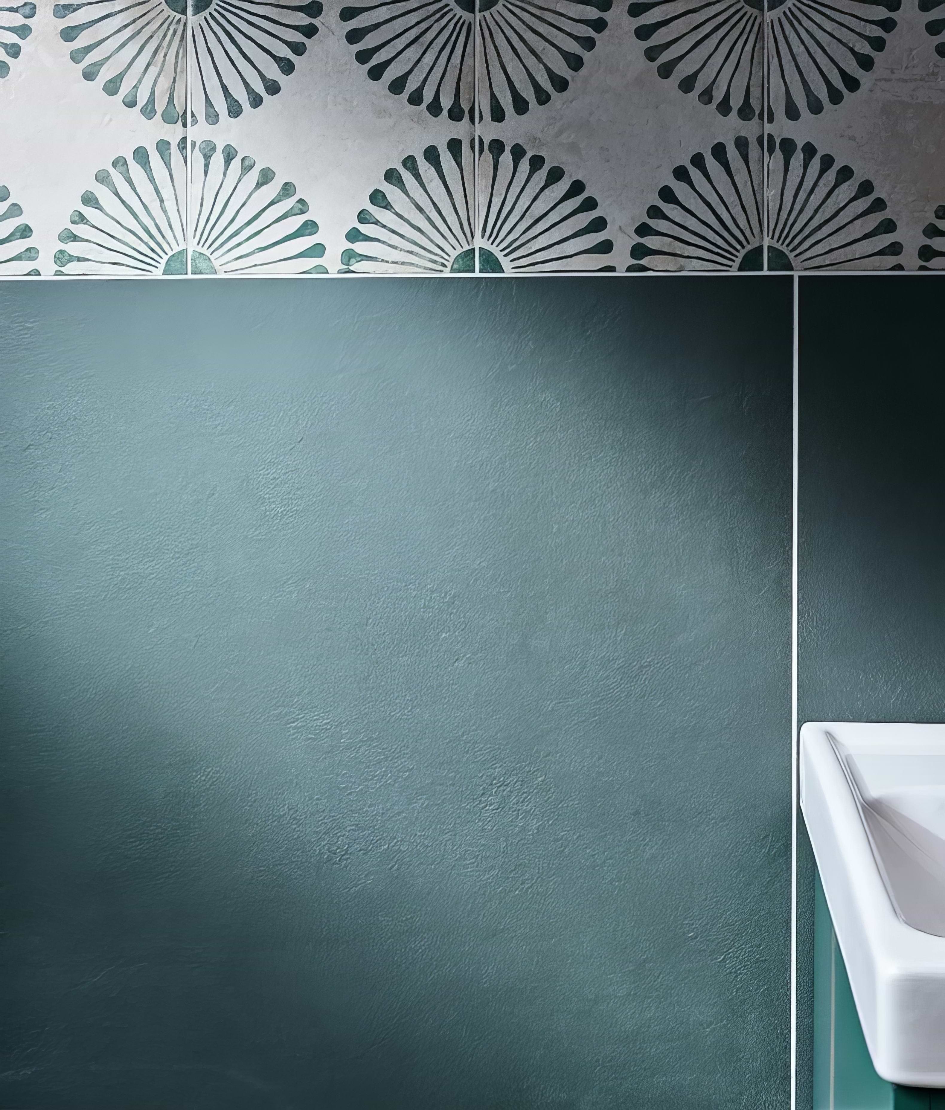 Stucco Porcelain Textured Green - Hyperion Tiles