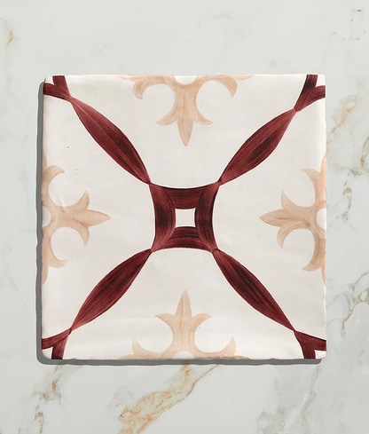 Studio Abbey Red Ceramic - Hyperion Tiles