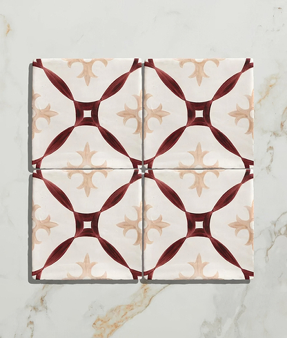 Studio Abbey Red Ceramic - Hyperion Tiles