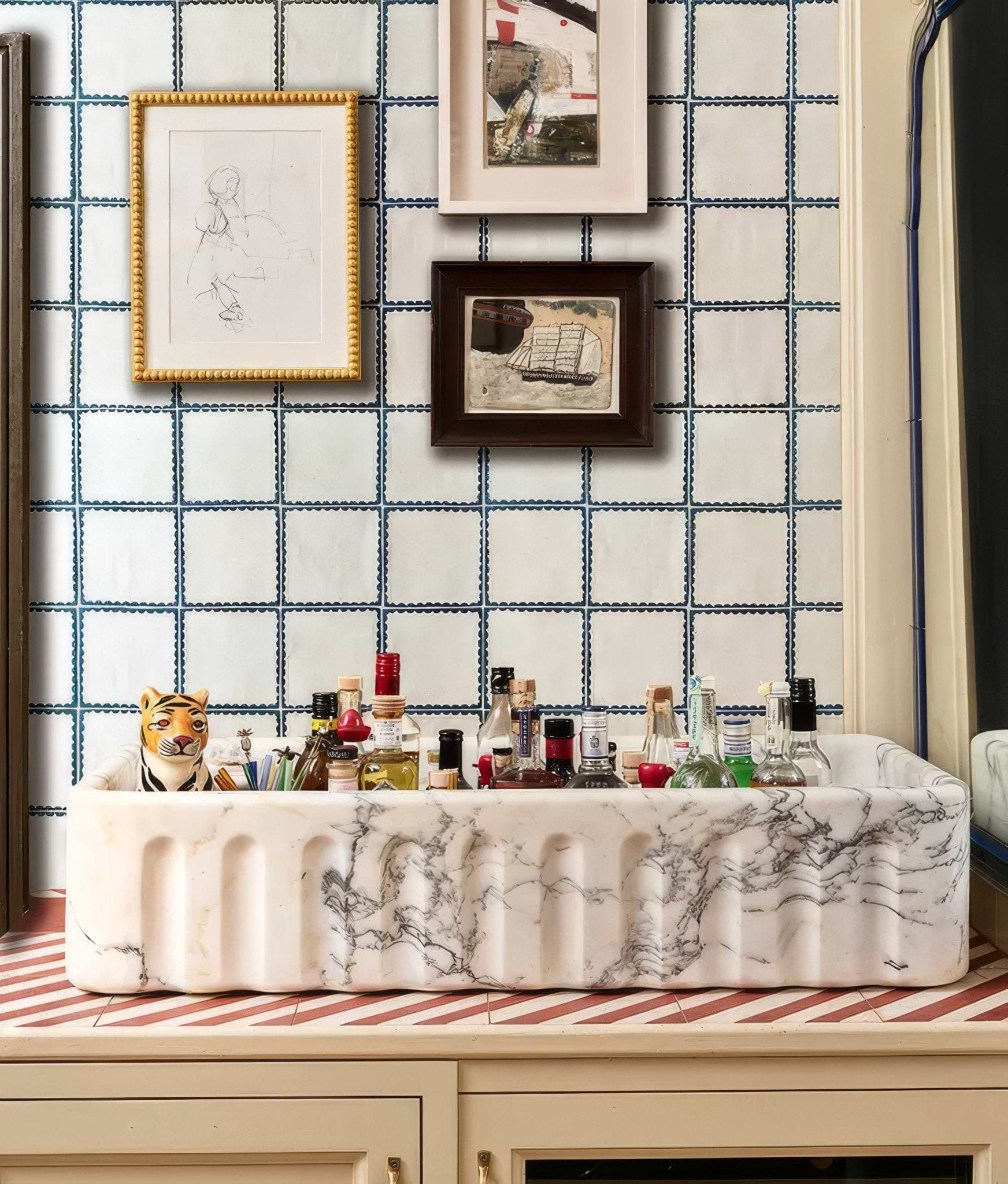 Studio Bobbin Ceramic Blue - Hyperion Tiles