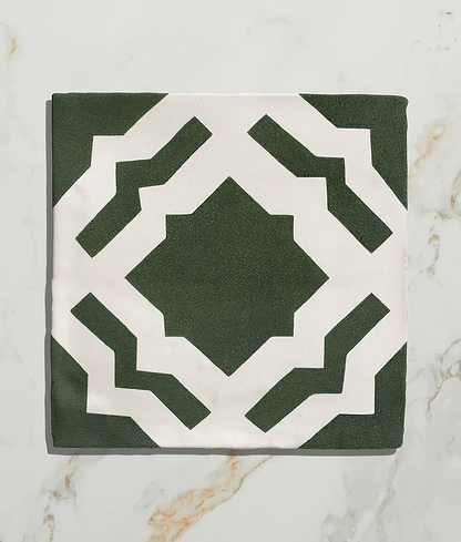 Studio Cassius Dark Green Ceramic - Hyperion Tiles