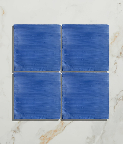 Studio Jamboree Handpainted Ceramic Greek Blue Field - Hyperion Tiles