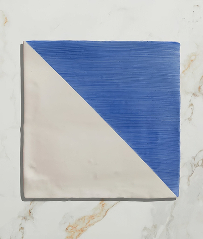 Studio Jamboree Handpainted Ceramic Greek Blue Tri - Hyperion Tiles