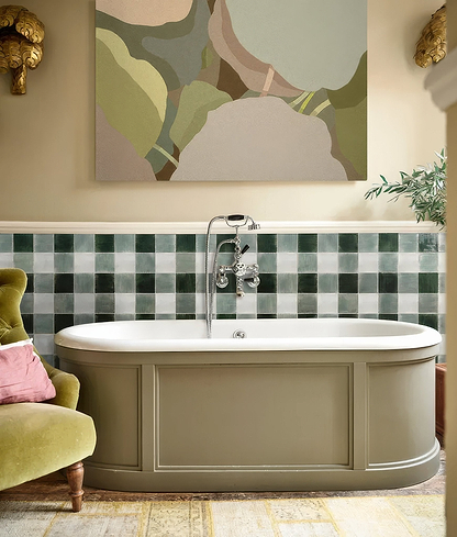 Studio Jamboree Handpainted Ceramic Holly Field - Hyperion Tiles