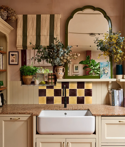 Studio Jamboree Handpainted Ceramic Summer Field - Hyperion Tiles