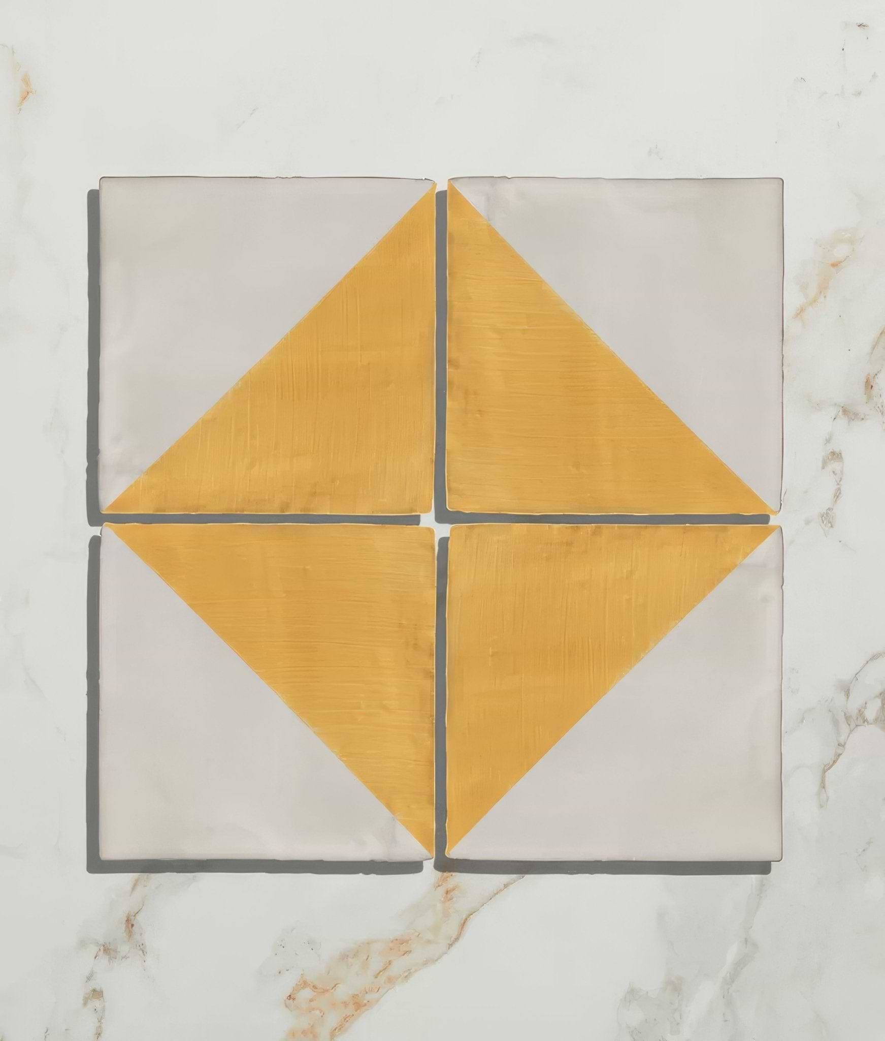 Studio Jamboree Handpainted Ceramic Summer Tri - Hyperion Tiles