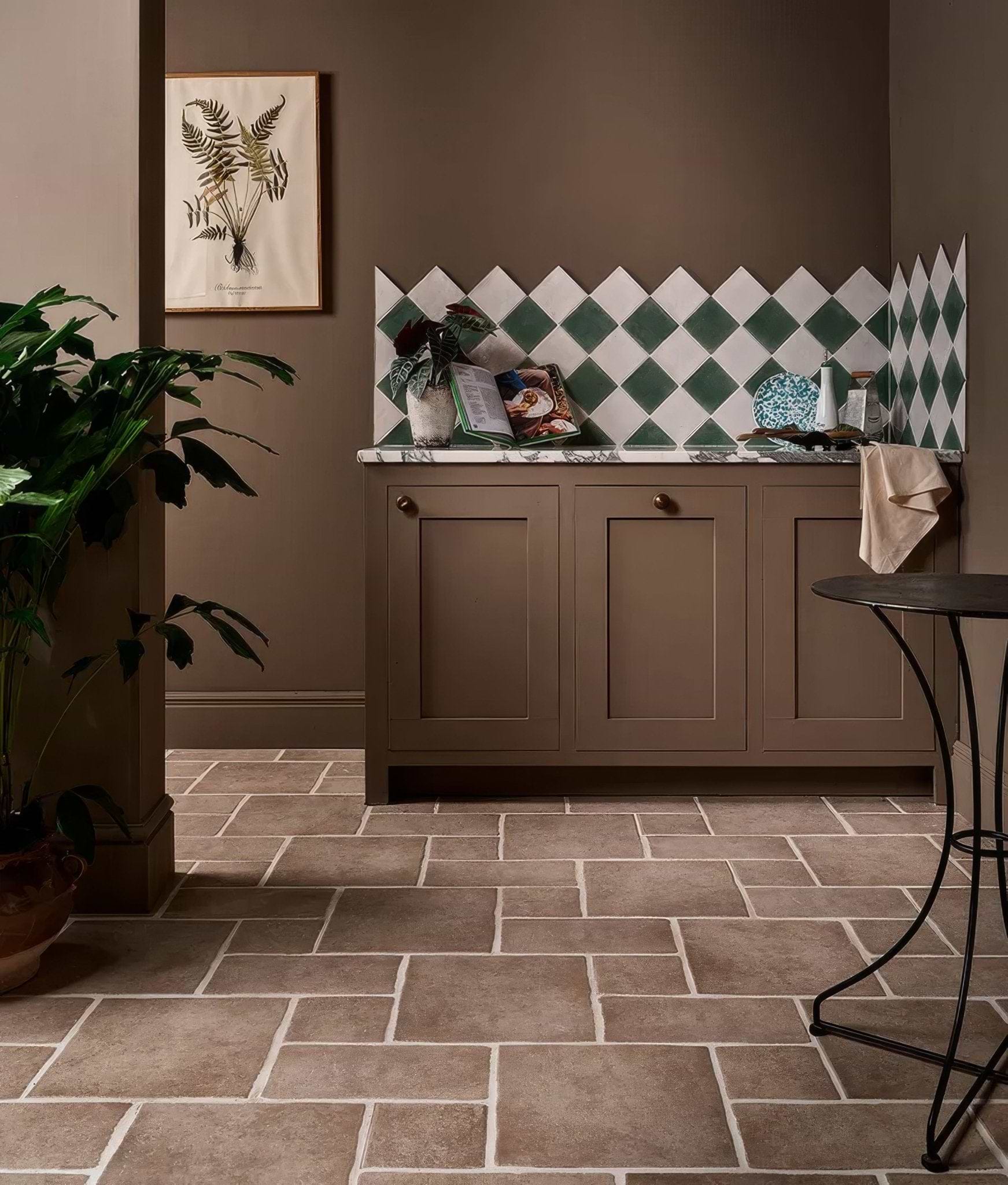 Studio Jamboree Handpainted Ceramic Thyme Field - Hyperion Tiles