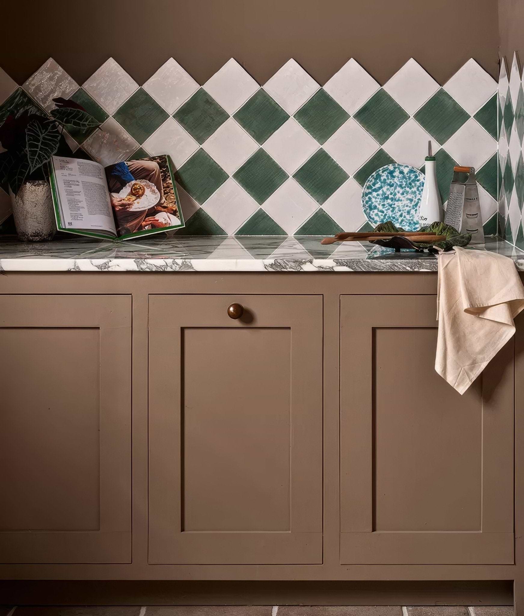 Studio Jamboree Handpainted Ceramic Thyme Field - Hyperion Tiles