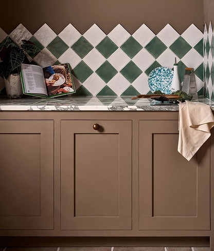 Studio Jamboree Handpainted Ceramic Thyme Field - Hyperion Tiles
