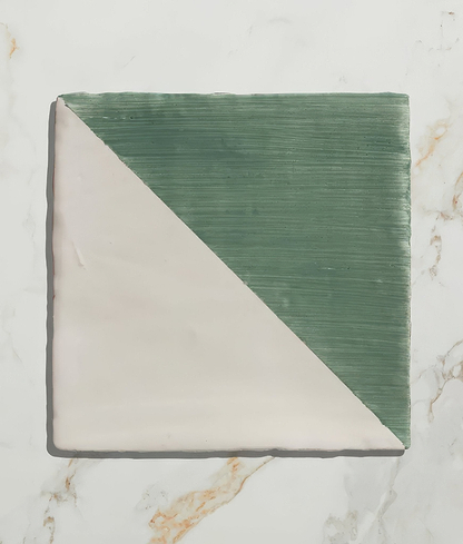 Studio Jamboree Handpainted Ceramic Thyme Tri - Hyperion Tiles