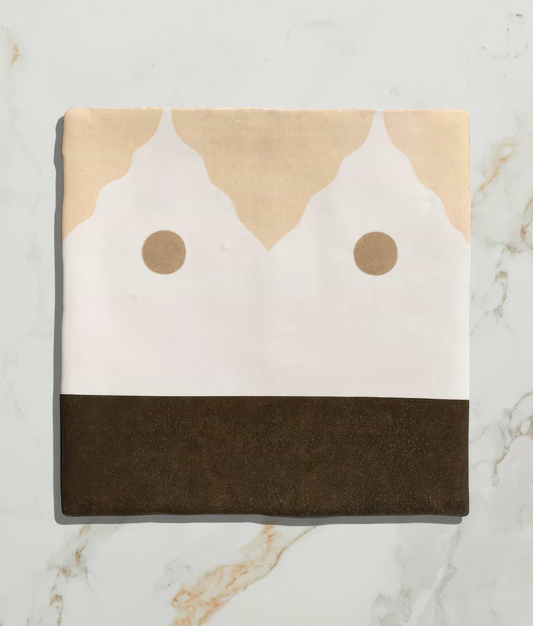 Studio Minaret Brown Dot Ceramic - Hyperion Tiles