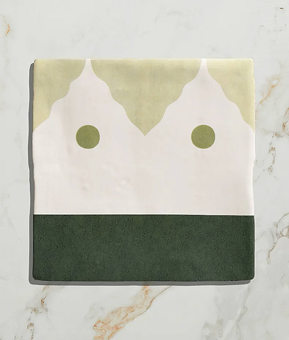 Studio Minaret Green Dot Ceramic - Hyperion Tiles
