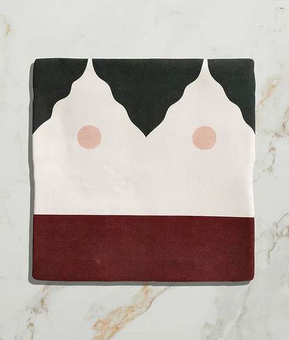 Studio Minaret Pink Dot Ceramic - Hyperion Tiles