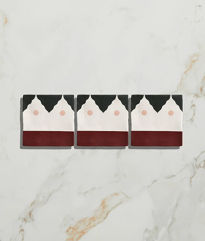 Studio Minaret Pink Dot Ceramic - Hyperion Tiles