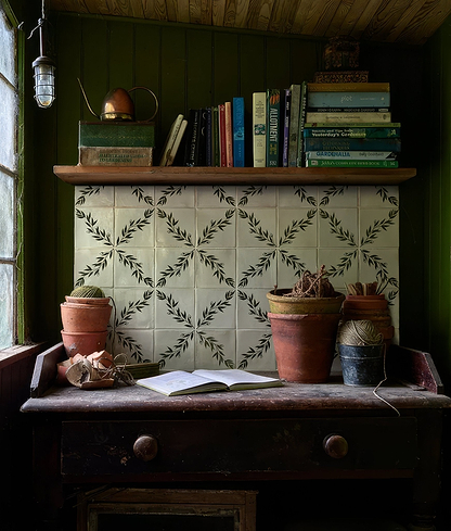 Studio Nonna's Kitchen Floreale Ceramic - Hyperion Tiles