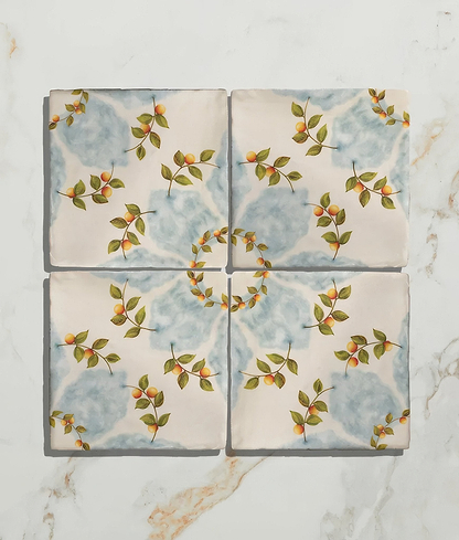 Studio Nonna's Kitchen Nuvola Arancio Ceramic - Hyperion Tiles