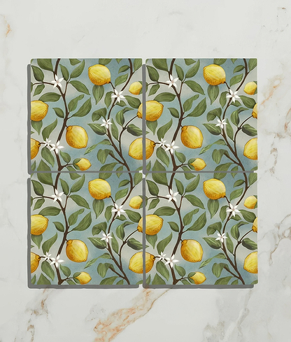 Studio Nonna's Kitchen Sorrento Azzuro Ceramic - Hyperion Tiles