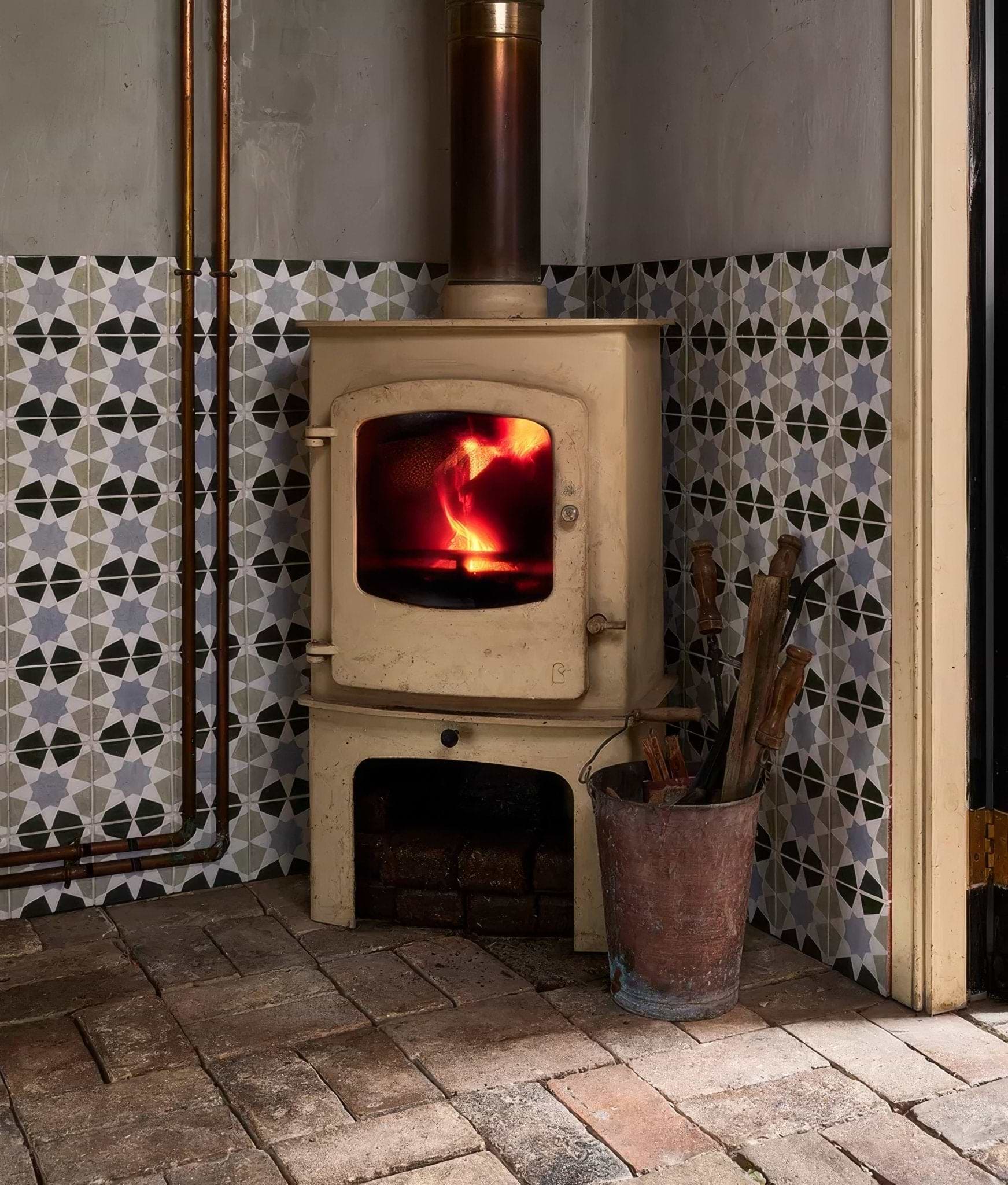 Studio Souk Blue Star Ceramic - Hyperion Tiles