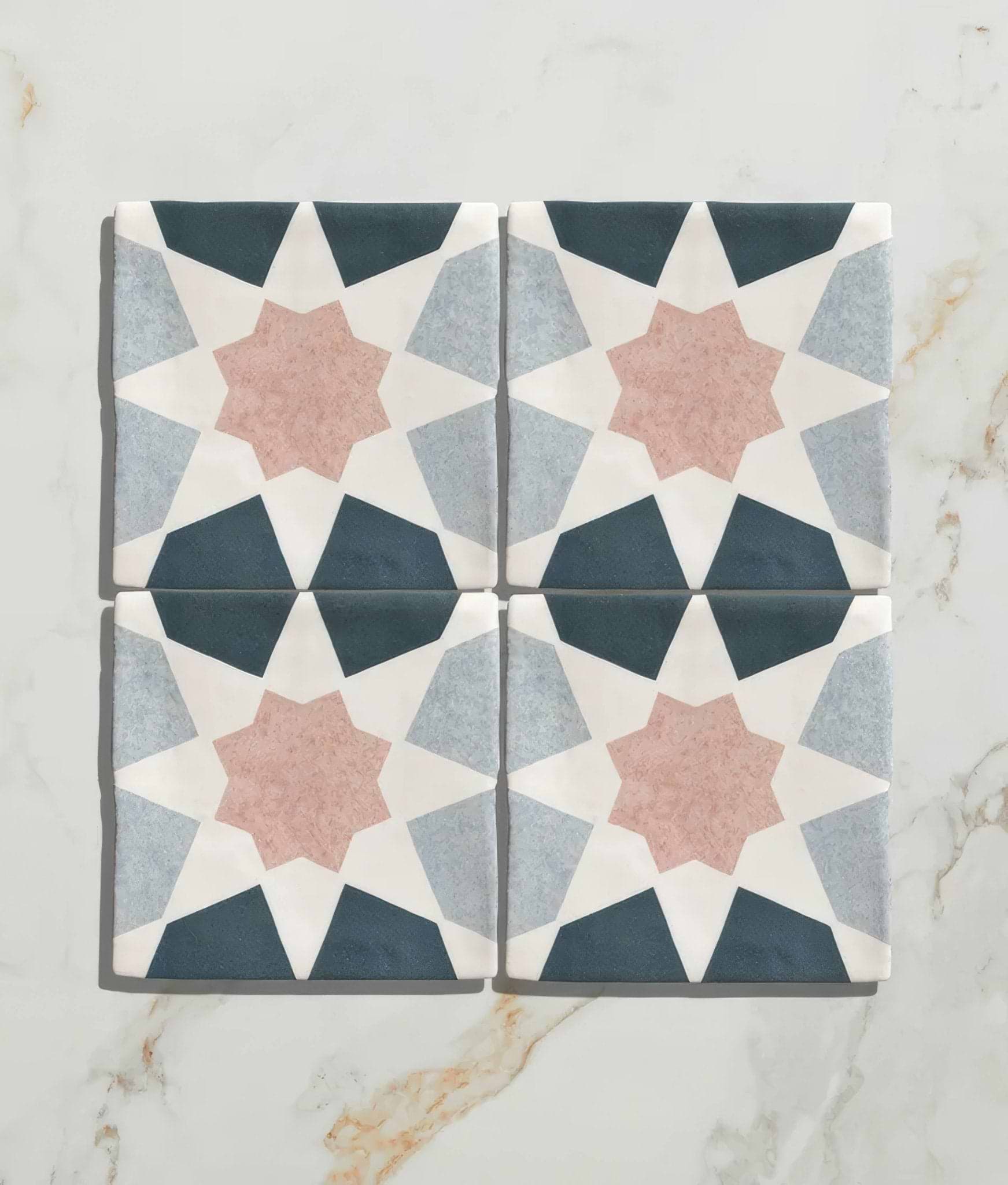 Studio Souk Pink Star Ceramic - Hyperion Tiles