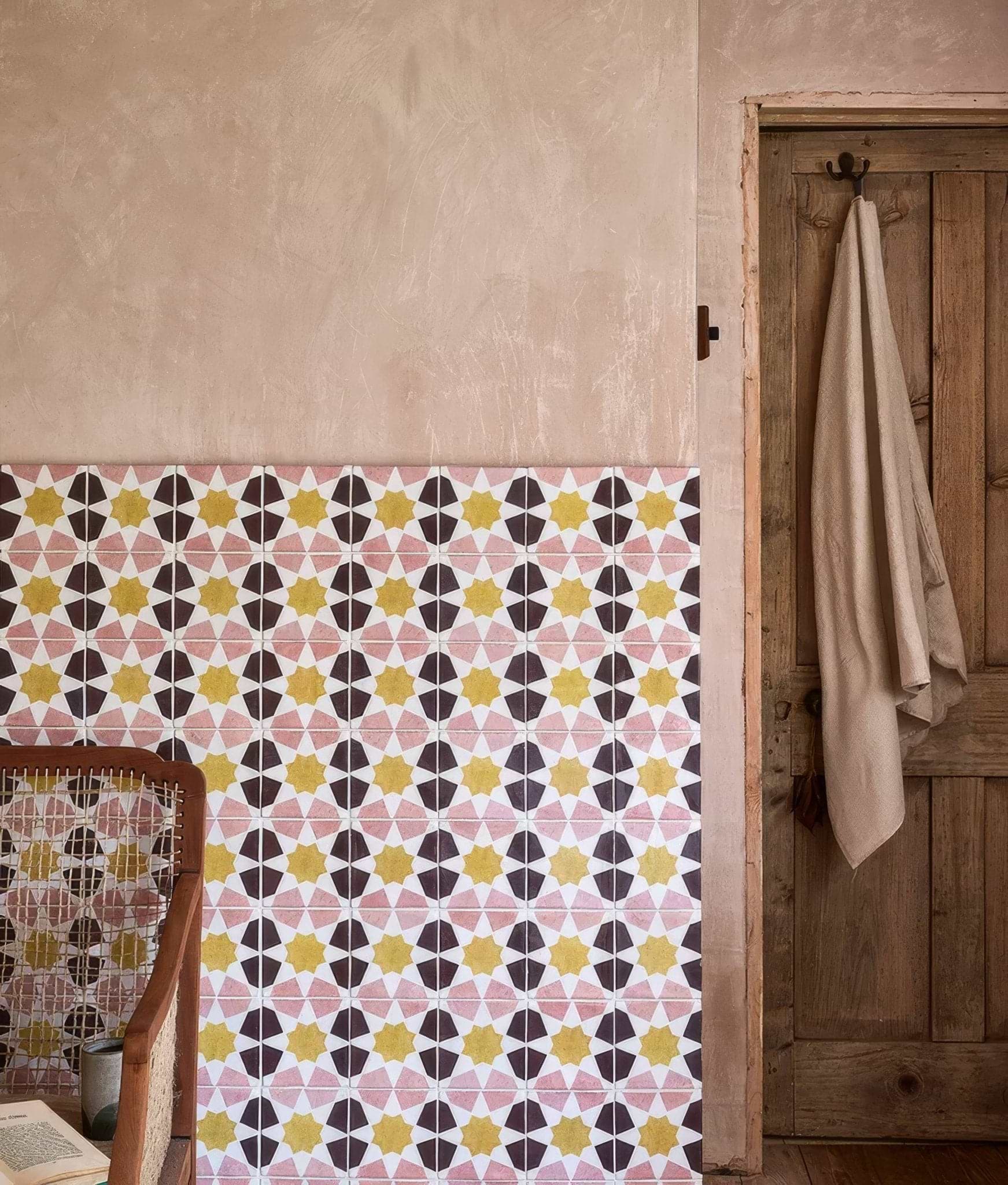Studio Souk yellow Star Ceramic - Hyperion Tiles