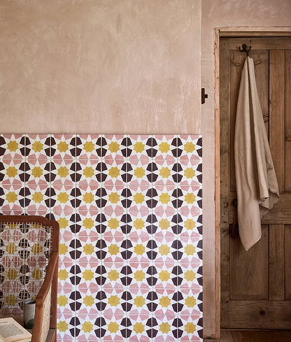 Studio Souk yellow Star Ceramic - Hyperion Tiles