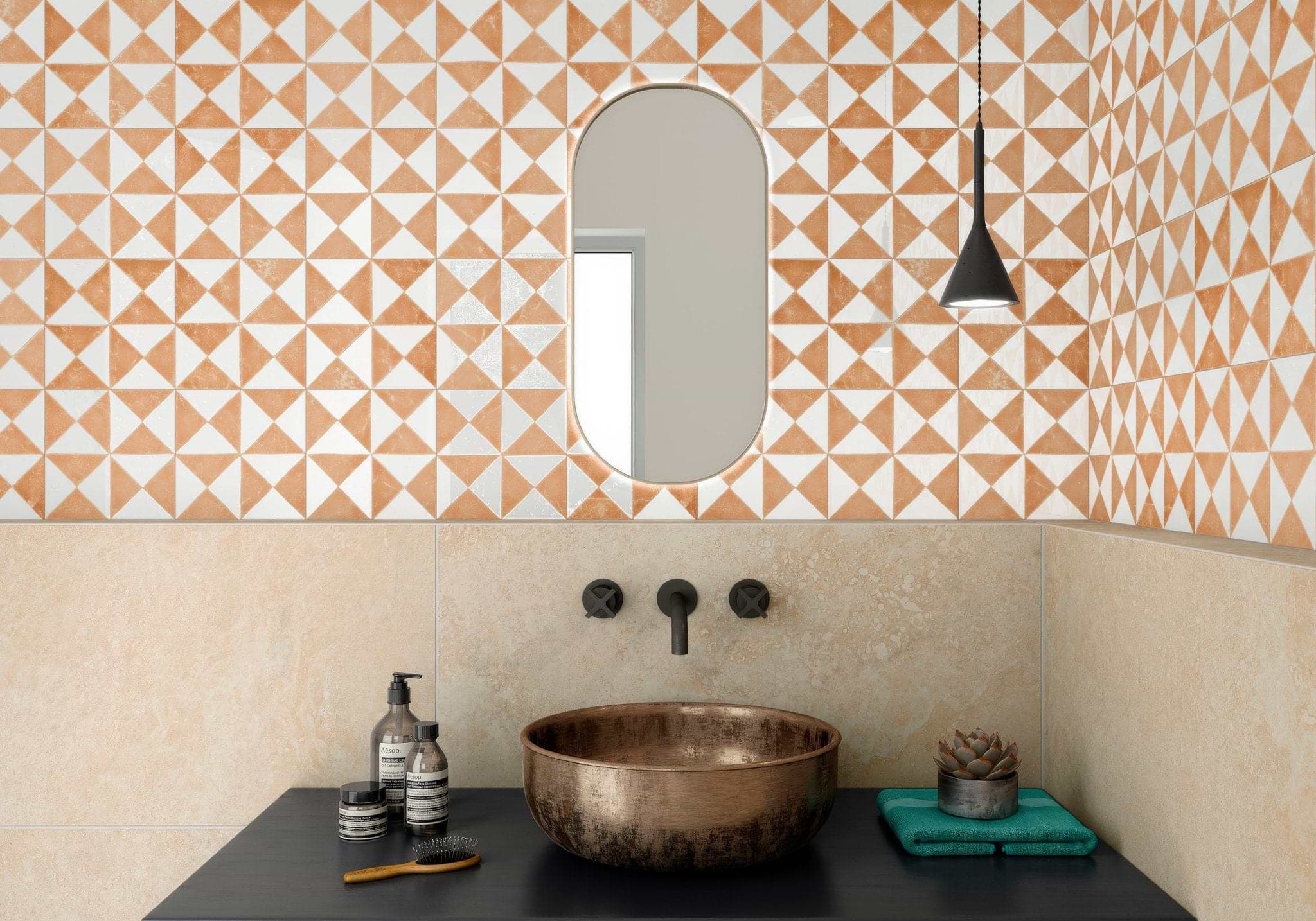 Sunset Orange - Hyperion Tiles