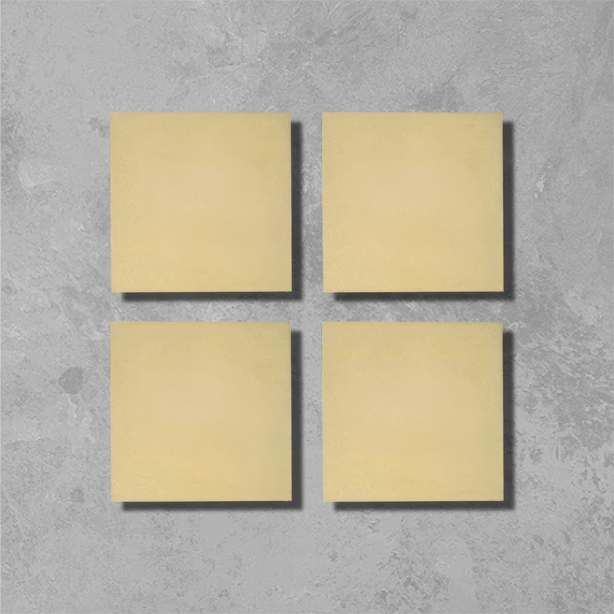 Sweet Yellow Square Tile - Hyperion Tiles