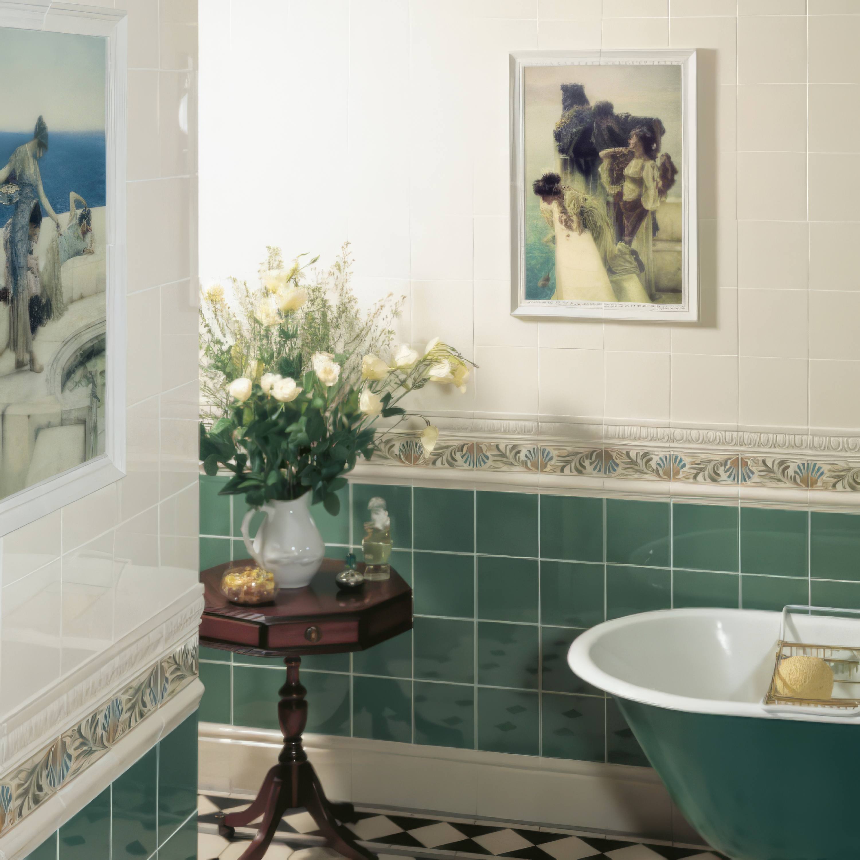County White Egg & Dart Moulding - Hyperion Tiles