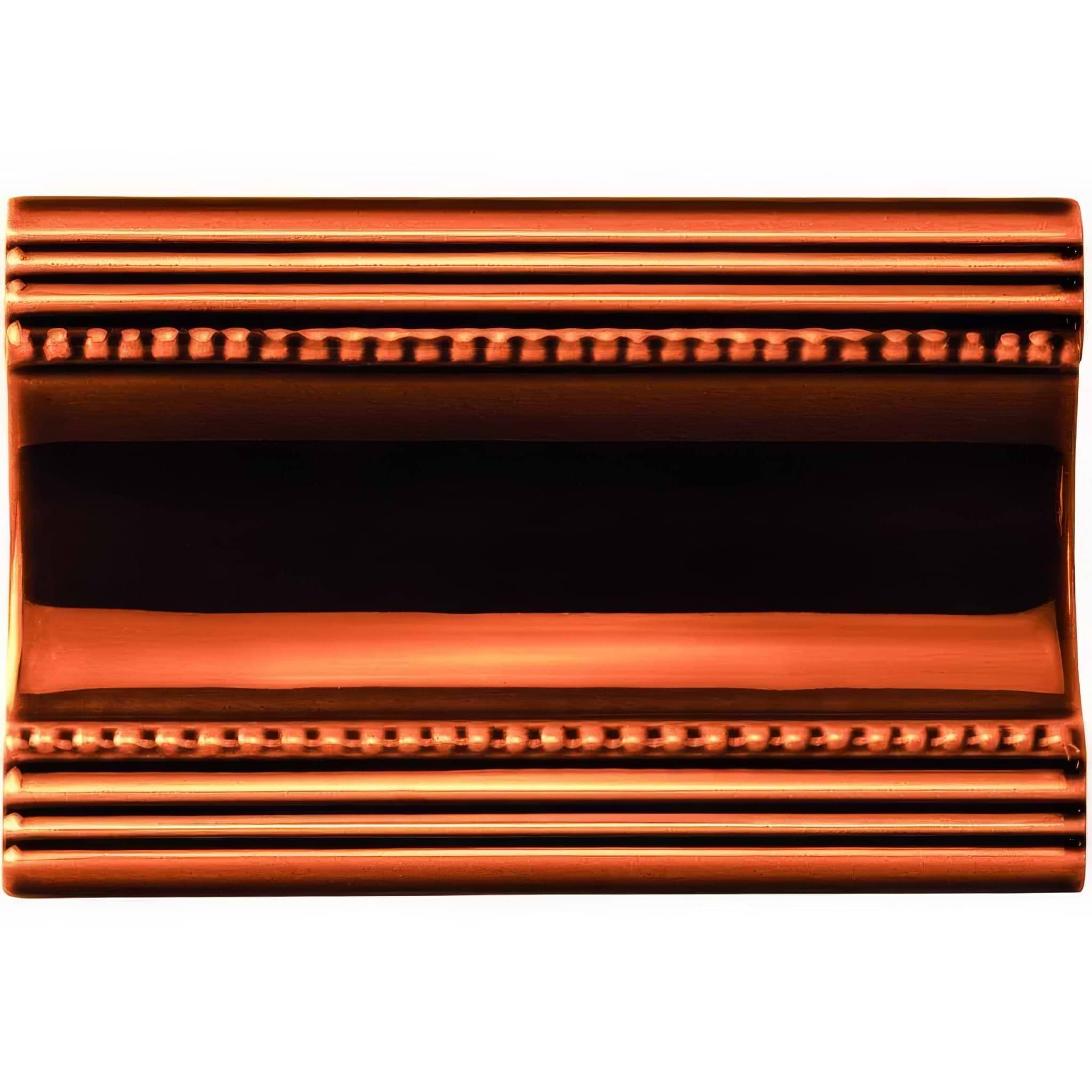 Teapot Brown Plain Cornice - Hyperion Tiles