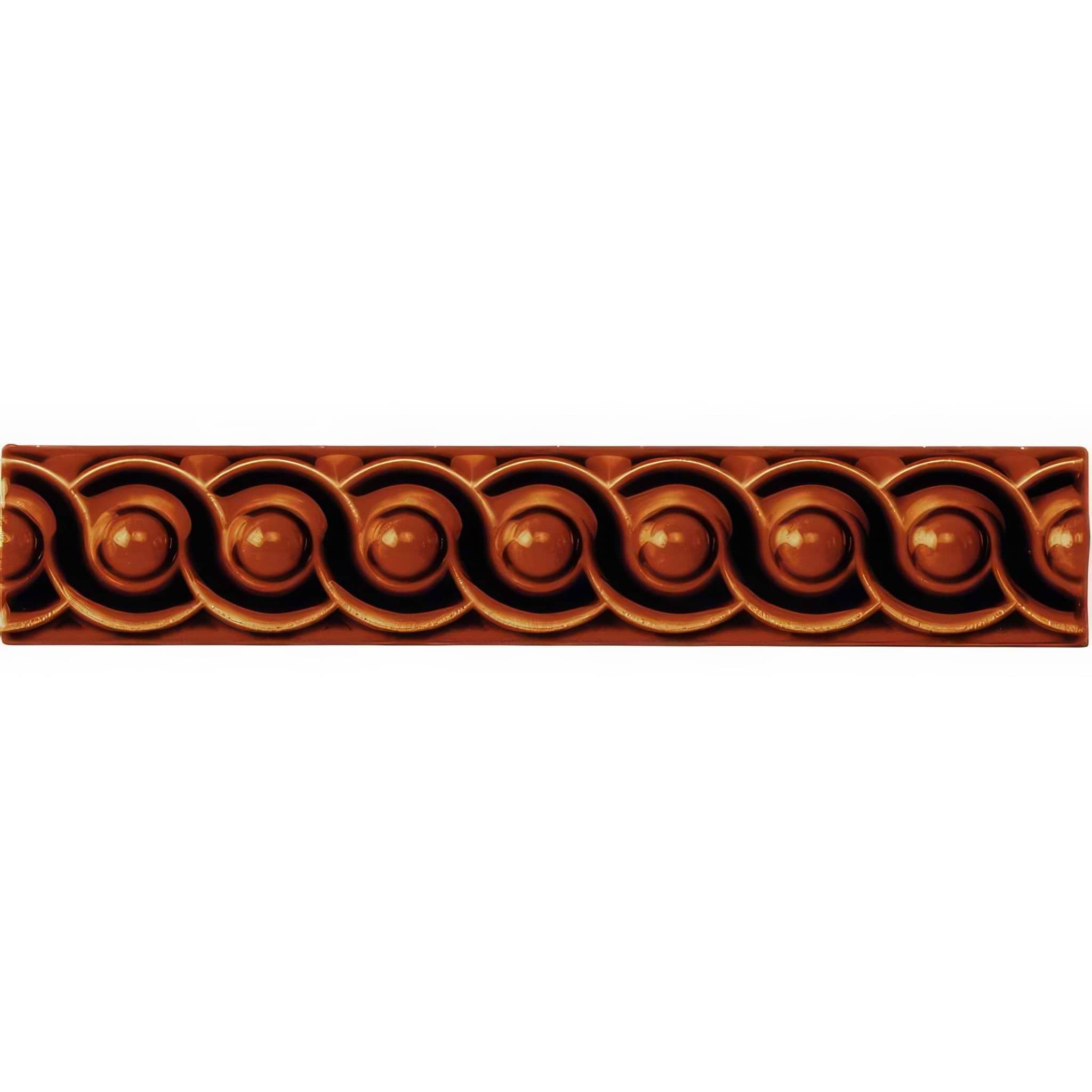 Teapot Brown Scroll Moulding - Hyperion Tiles