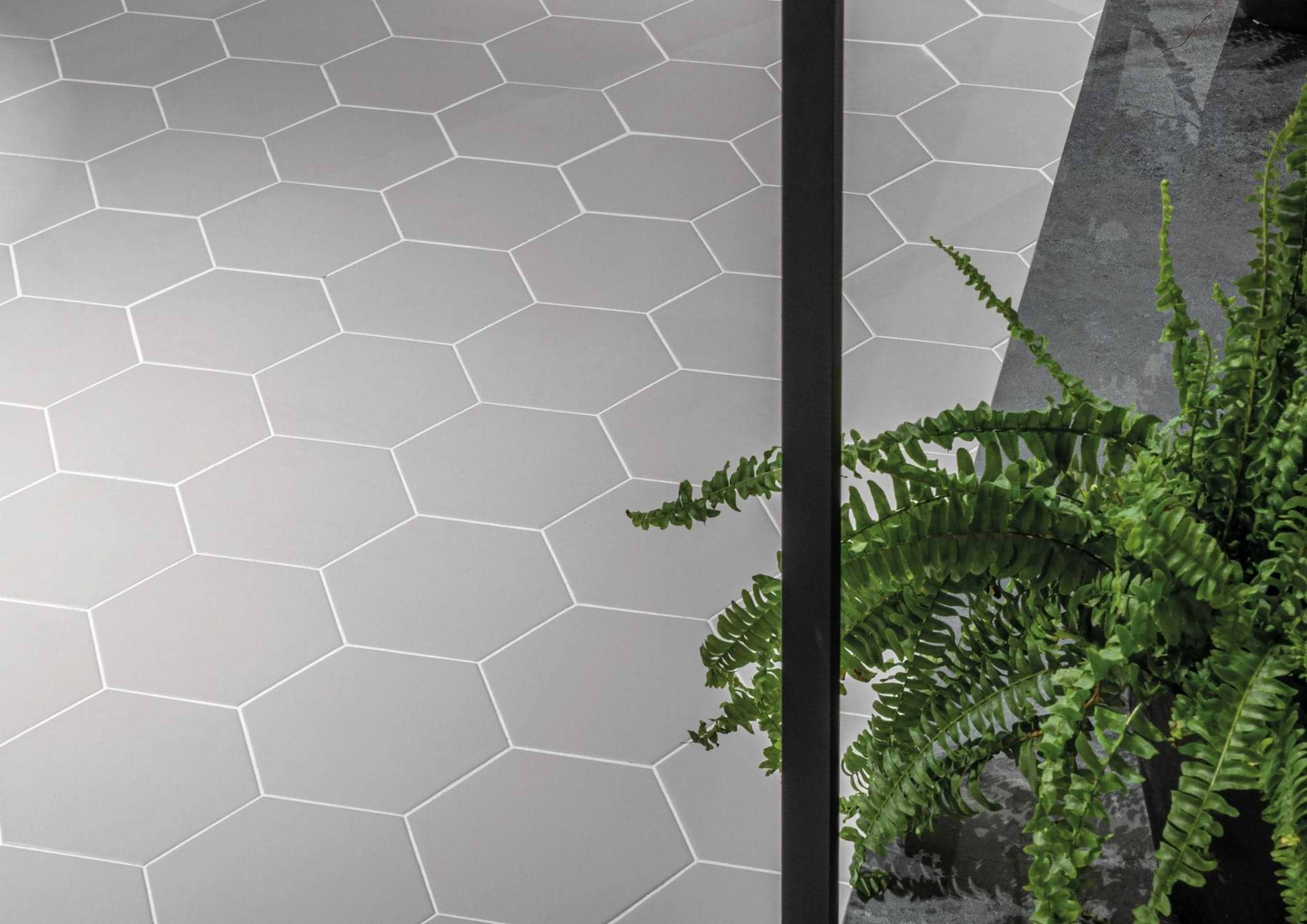 Timeless Hexagon Grey Matt - Hyperion Tiles