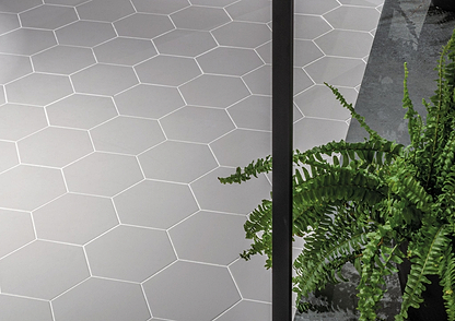 Timeless Hexagon Grey Matt - Hyperion Tiles
