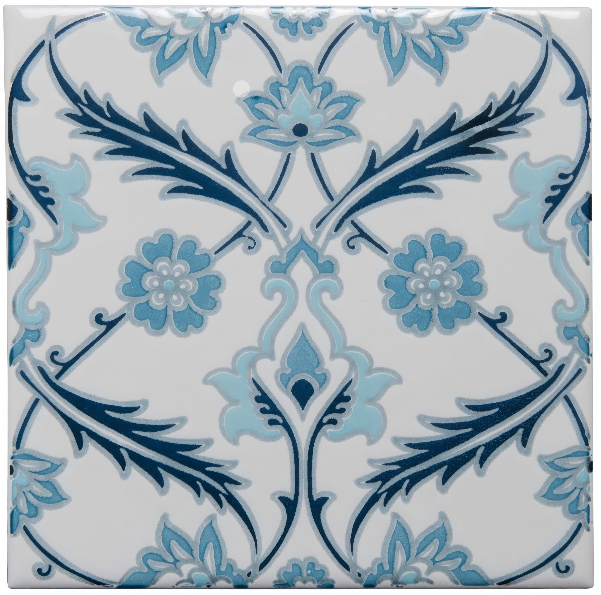 Topkapi Blue on Helmingham - Hyperion Tiles