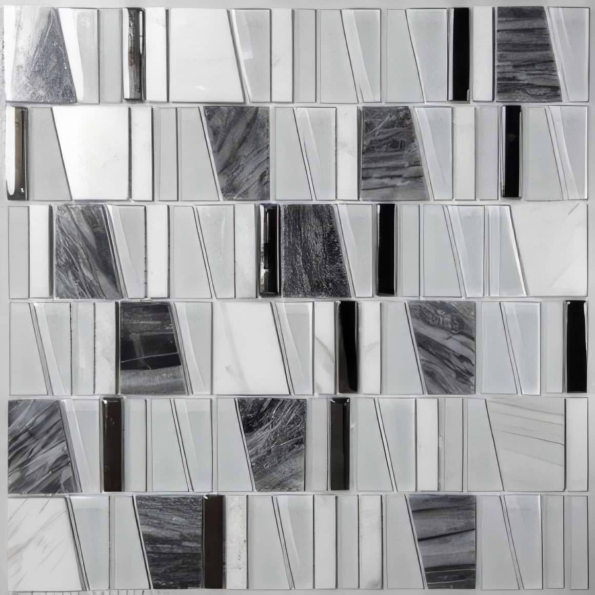 Trip Asi Gris Mosaic - Hyperion Tiles