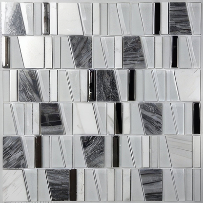 Trip Asi Gris Mosaic - Hyperion Tiles