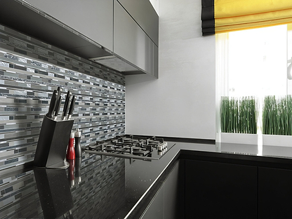Trip Timber Gris Mosaic - Hyperion Tiles