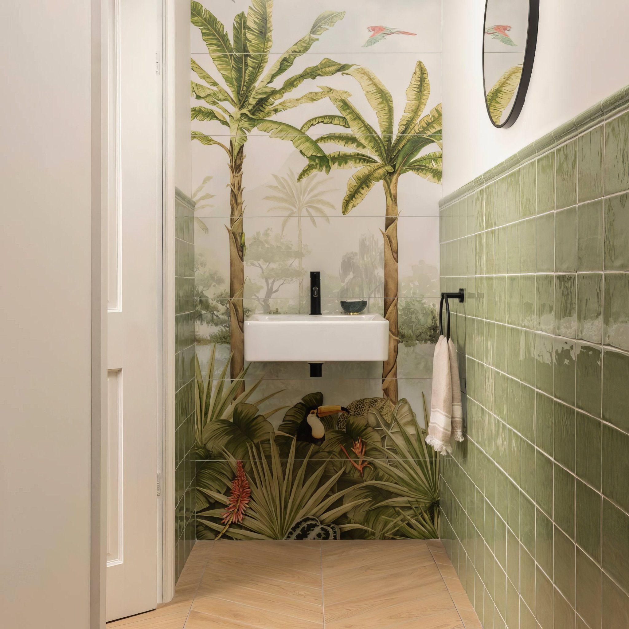 Tropical Oasis Panel A - Hyperion Tiles