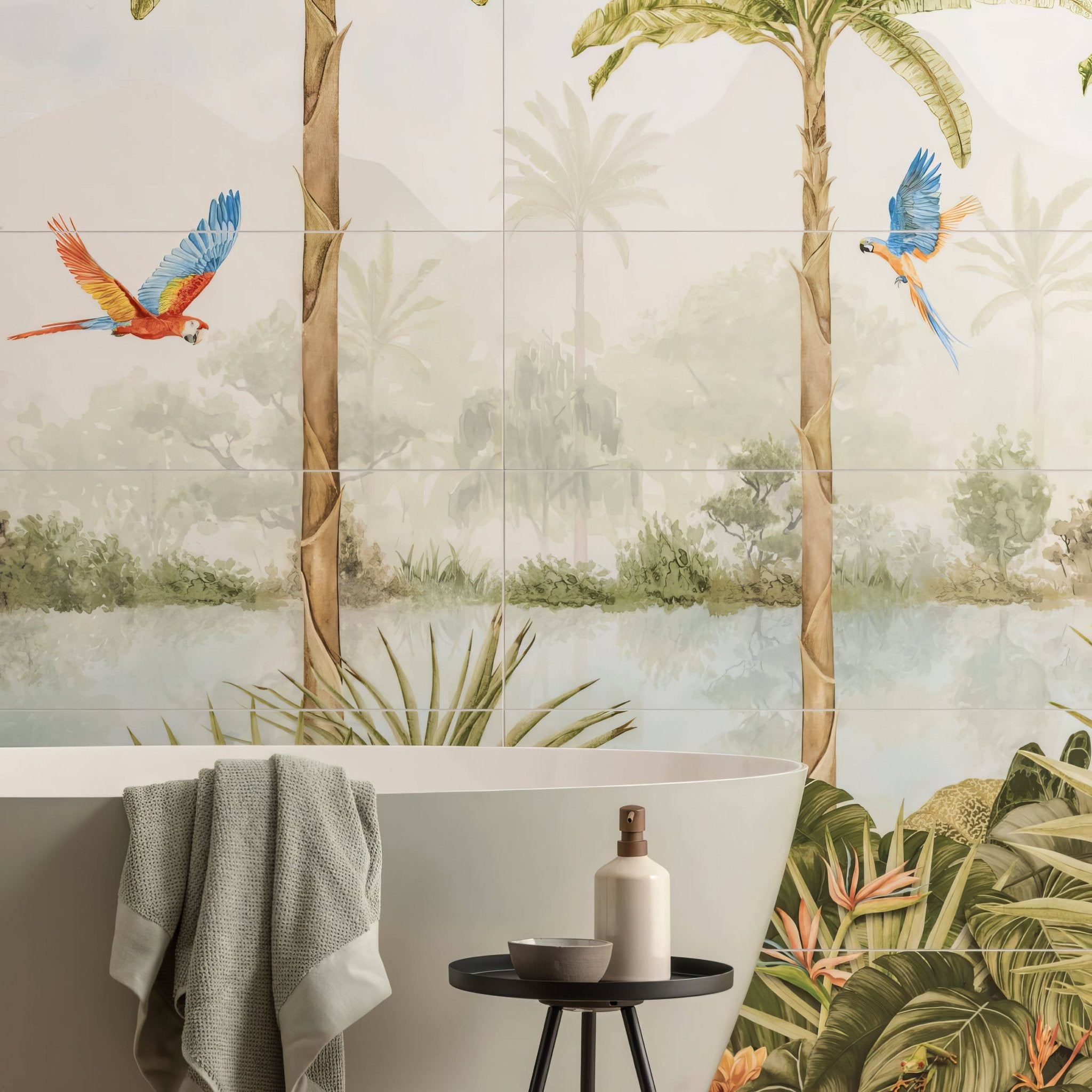 Tropical Oasis Panel A - Hyperion Tiles