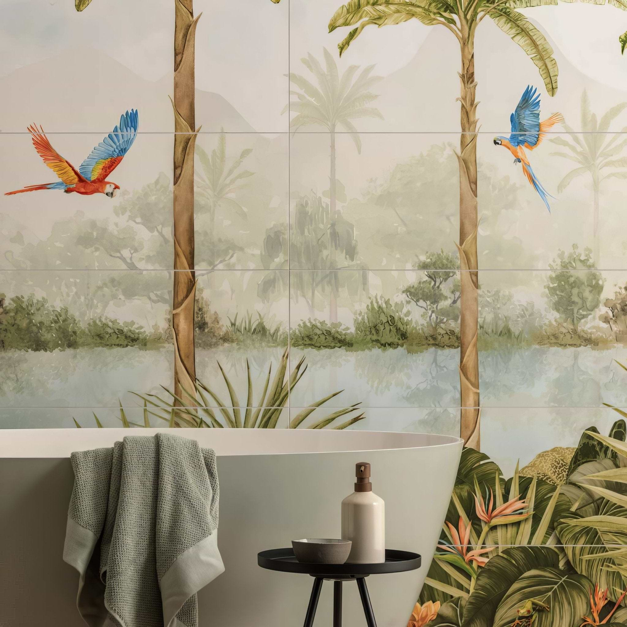 Tropical Oasis Panel B - Hyperion Tiles