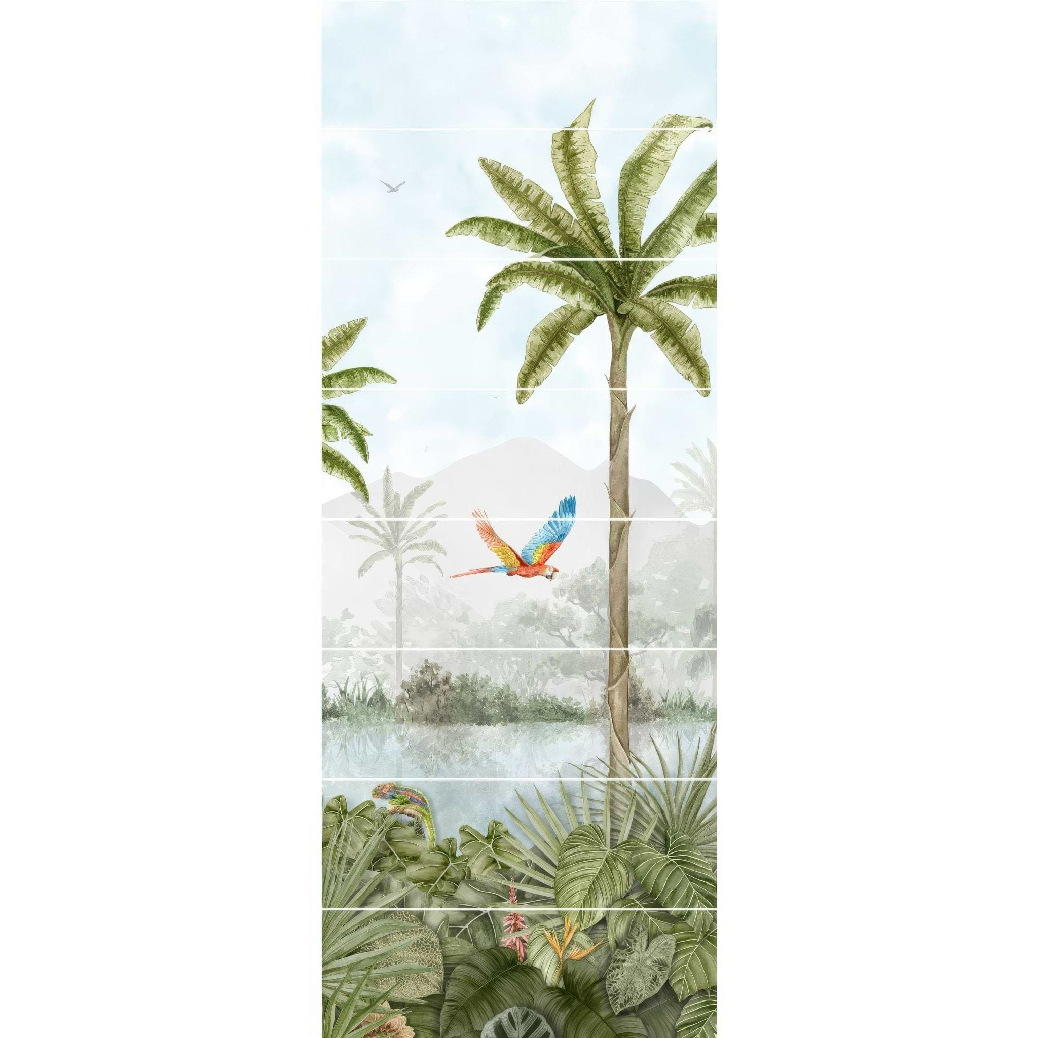 Tropical Oasis Panel B - Hyperion Tiles