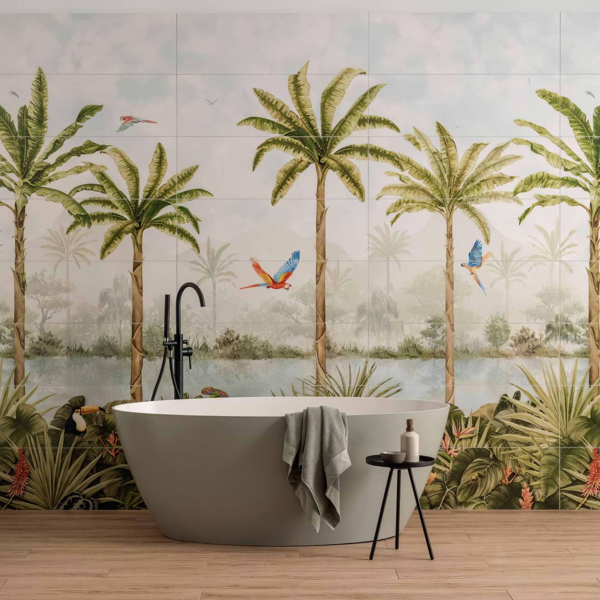 Tropical Oasis Panel B - Hyperion Tiles