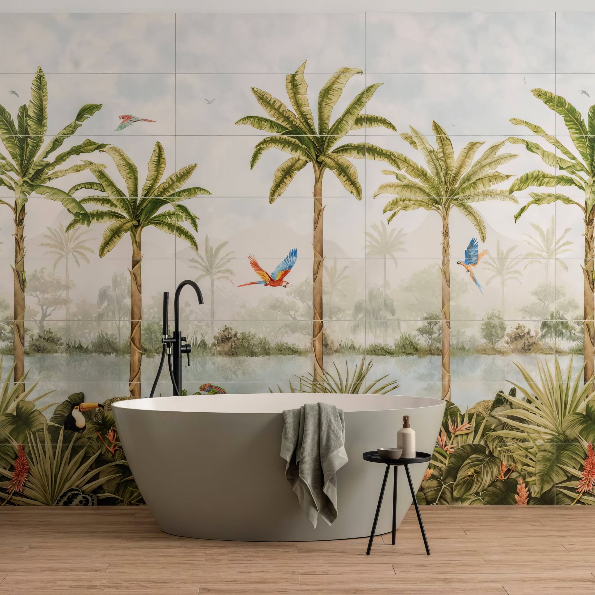 Tropical Oasis Panel C - Hyperion Tiles