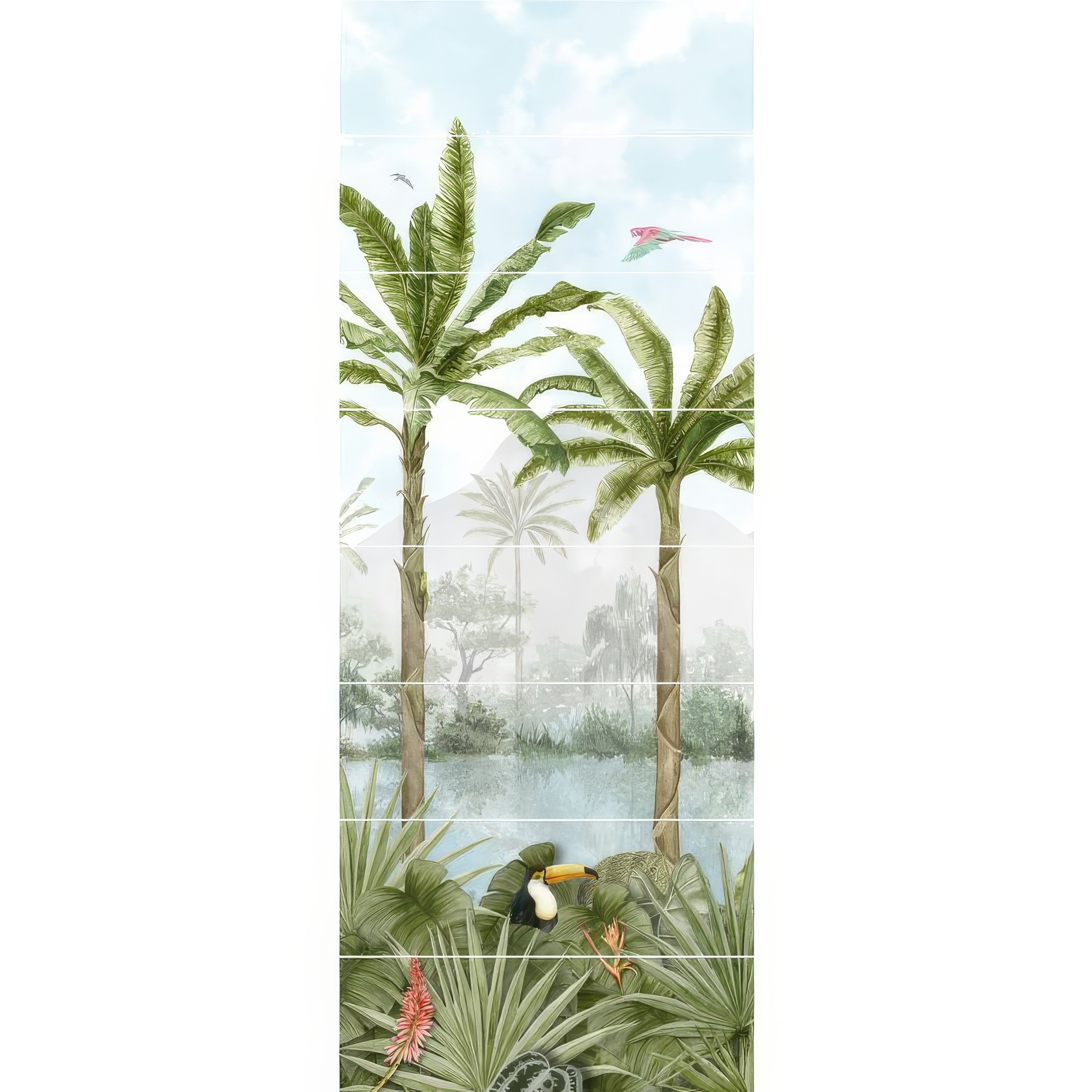 Tropical Oasis Panel A - Hyperion Tiles