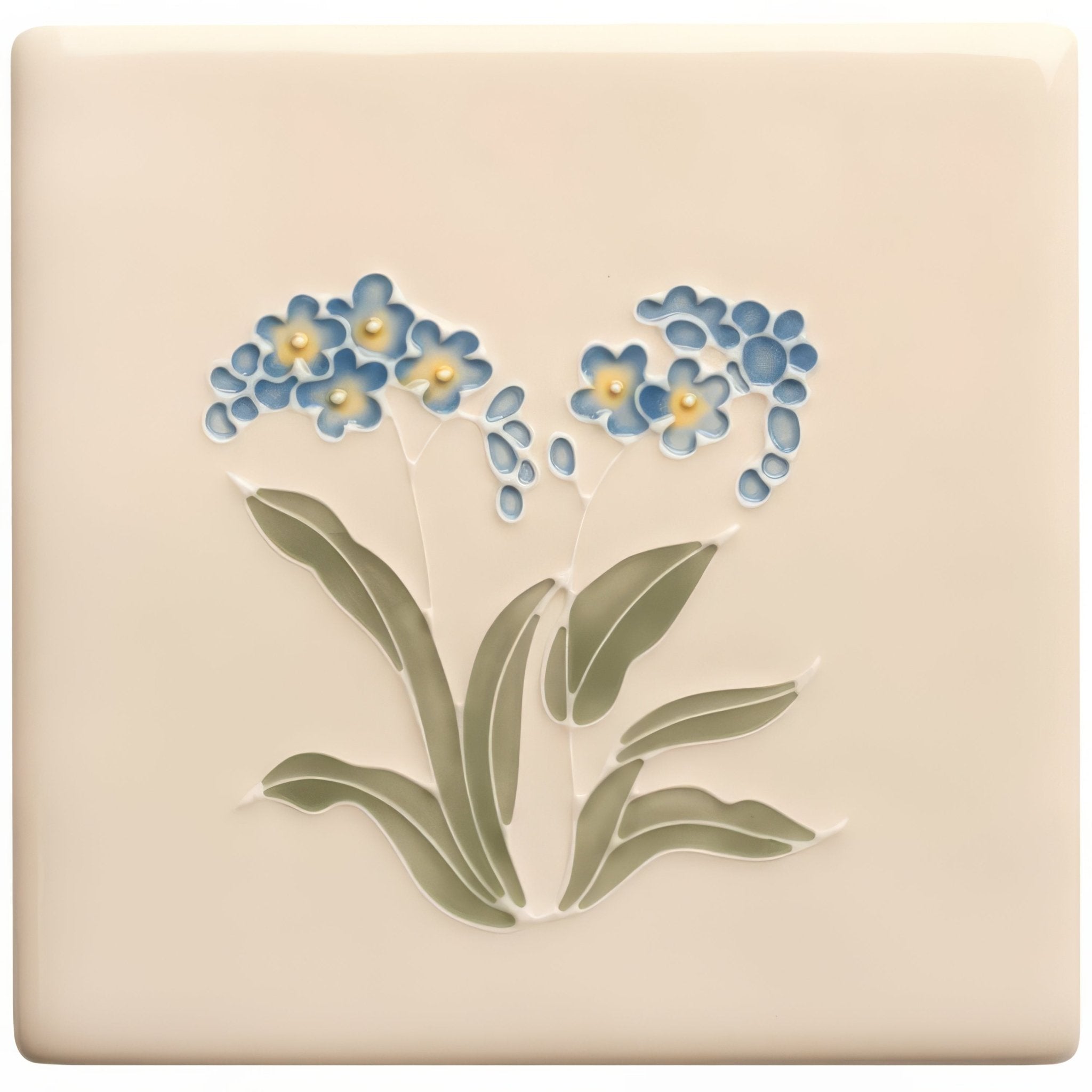 Tubelined Floral Collection Forget - Me - Not - Hyperion Tiles